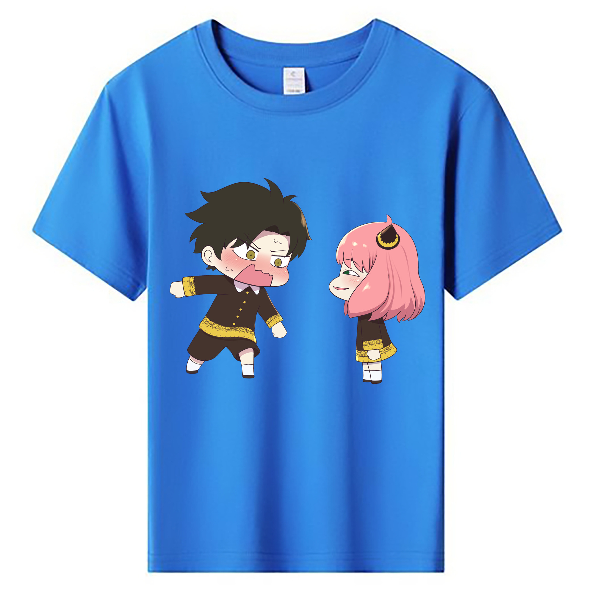 （画像用） SPY×FAMILY间谍家家酒 綿100％キッズTシャツ（フロントプリント）